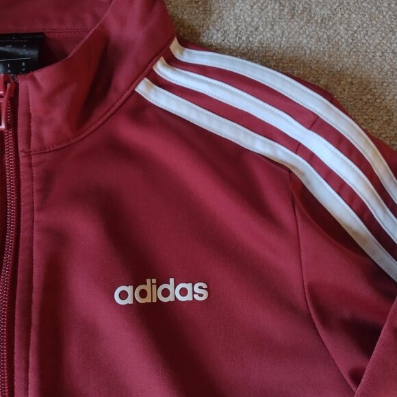 Adidas woman's cranberry track jacket - Picture 2 of 4
